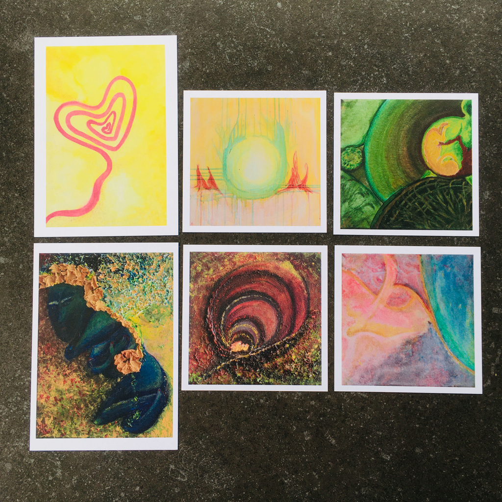 Kunstkaarten: zelfzorg