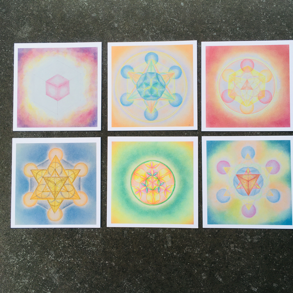 Kunstkaarten: sacred geometry