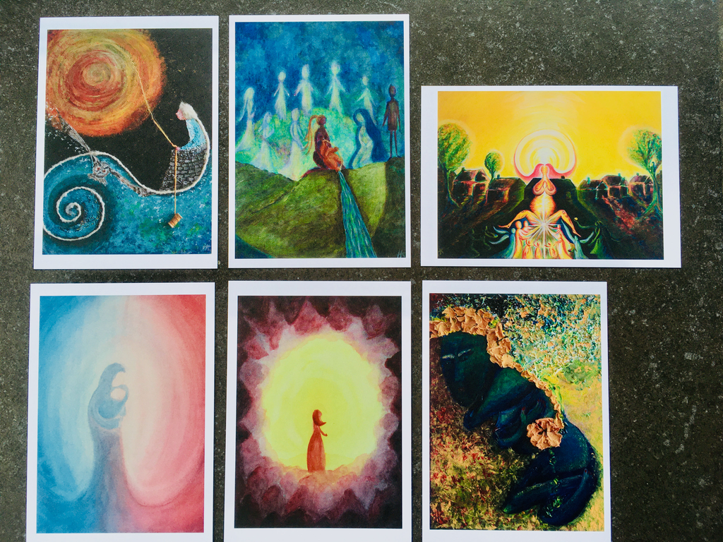 Kunstkaarten: spirit women